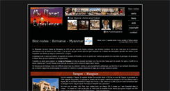 Desktop Screenshot of myanmar.myplanetexperience.com